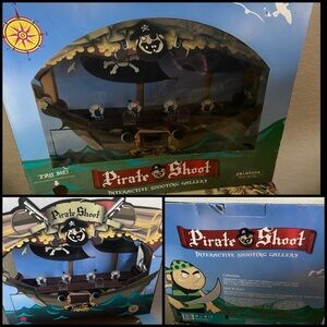 Vintage Rare Paladone Pirate Shoot Interactive Shooting Gallery Game Retro